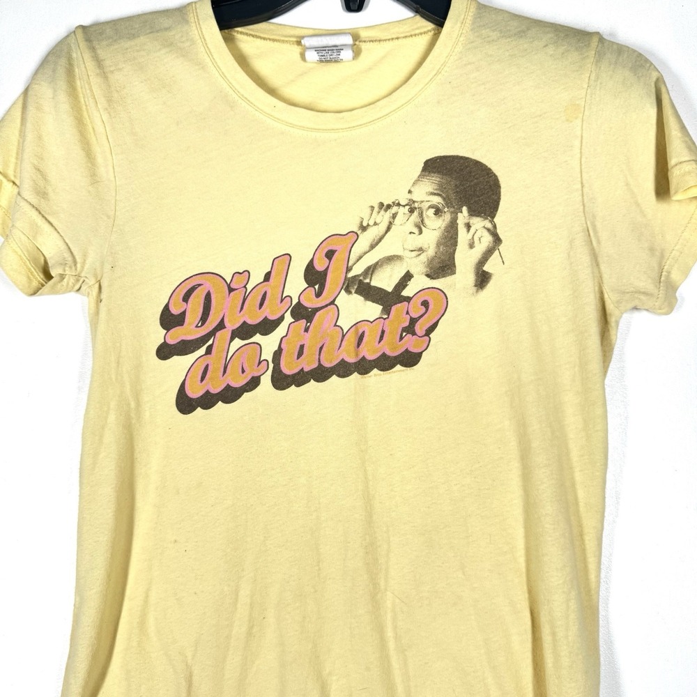 VTG Steve Urkel Did I Do That TShirt Family Matters Retro 90s TV Sz M Bay Island